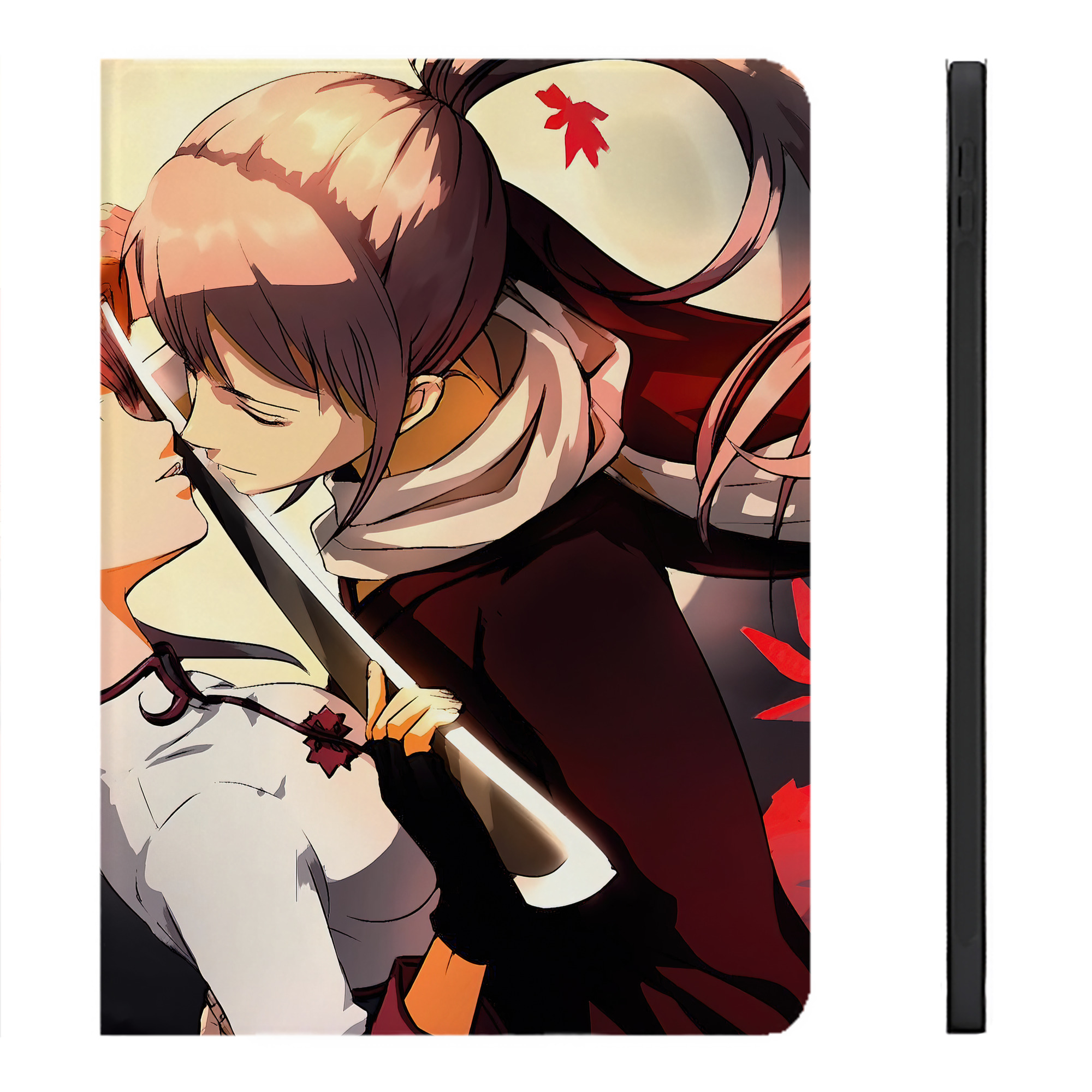 （画像用） ぎんたま 坂田銀時（さかたぎんとき） 神楽 志村新八（しむら しんぱち） GINTAMA Sakata Gintoki Kagura Shimura Shinpachi IPadケース ペンホルダー付き ブックスタイルデザイン
